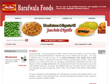 Tablet Screenshot of barafwalafoods.com